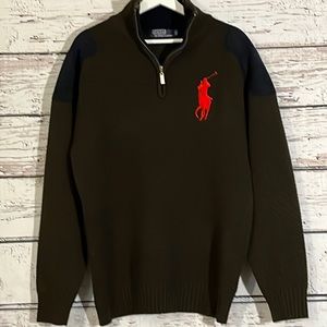 Polo by Ralph Lauren rare European big logo sweater size 52 large